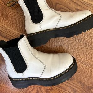 Doc Marten 2976 White Platforms